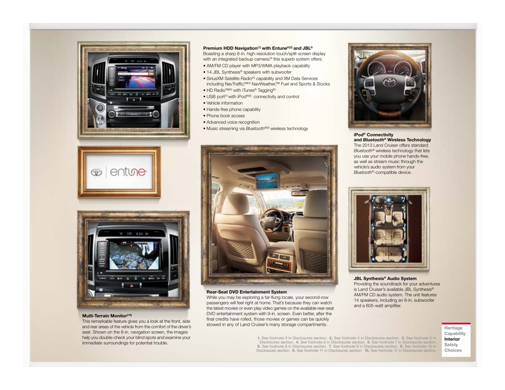 2013 Toyota Land Cruiser Brochure Page 8